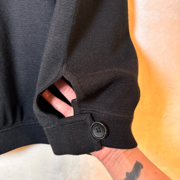 NWT Larisa selyanina knee length black pants capris (large review measurements) - Picture 8 of 13